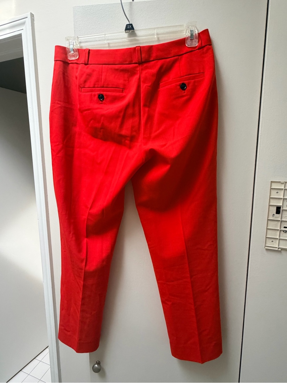 Banana Republic Orange/Red Straight-Leg Dress Trousers - Picture 3 of 4